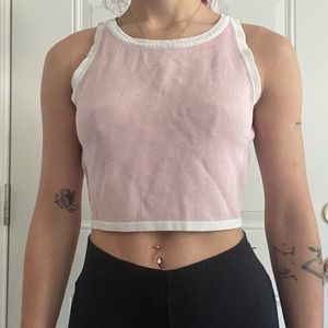 Forever 21 Baby pink crop top